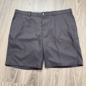 Peter Millar Salem Performance Golf Shorts Men Sz 42 Black Flat Front Stretch